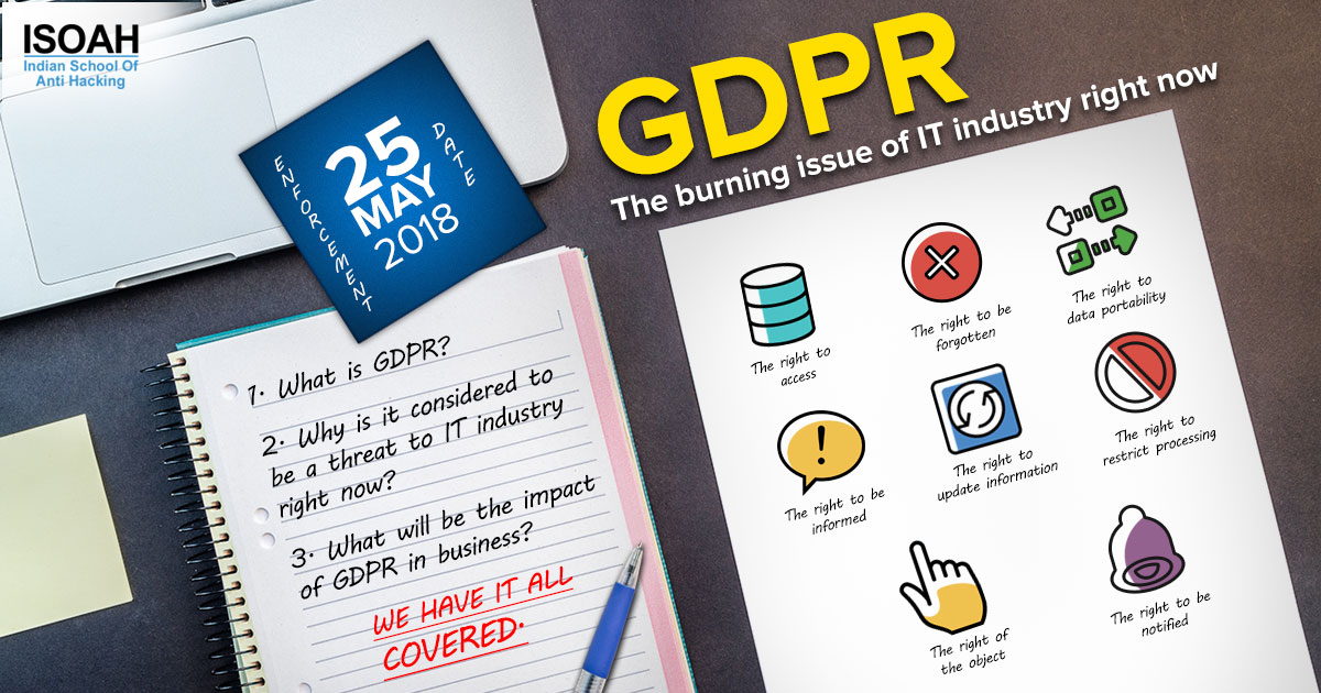 GDPR: The burning issue of IT industry right now