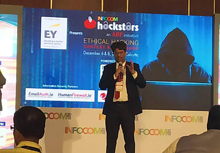 Interactive game - where audience is taken through animated video in cyber crime scenario and they are supposed to detect control gaps. Entire audience played with us at ABP INFOCOM 2018.