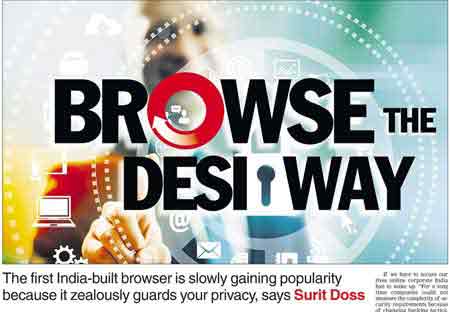The first India-built browser is slowly gianing popularity