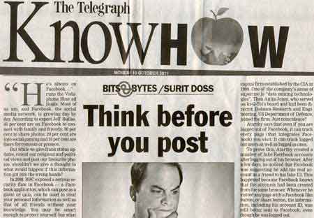 Think before you post