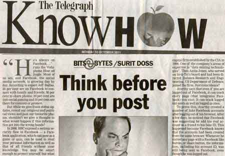 Think before you post