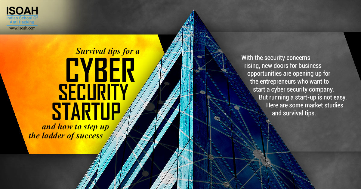 Survival tips for a cyber security startup and how to step up to the ladder of success